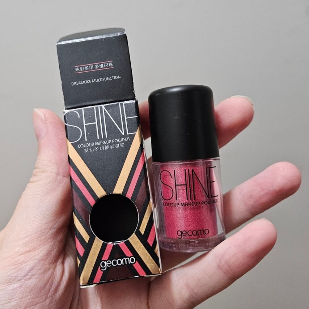 Gecomo Shine Color Makeup Powder FLASHING #01 Pink ~ Dreamlike ~ MultiFunctional